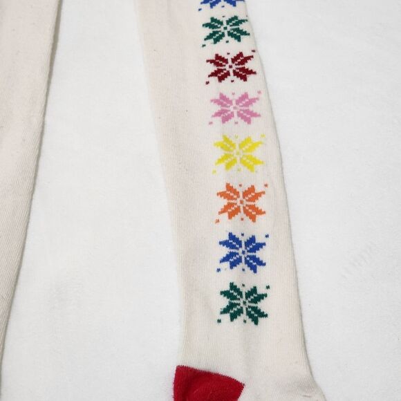 Gymboree Girls Colorful Rainbow Holiday Christmas Versatile Tights Size 6-8 - Picture 10 of 11